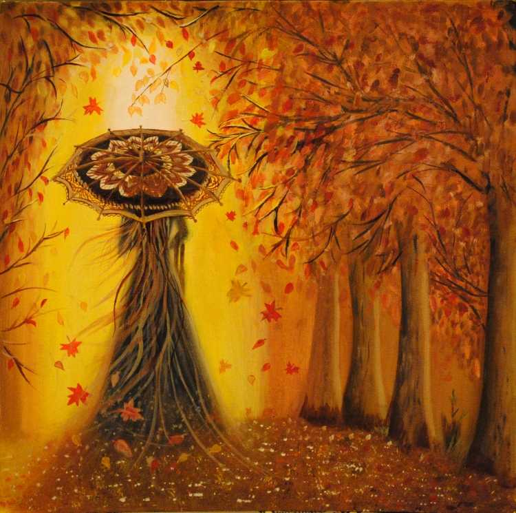 Рисование листопад