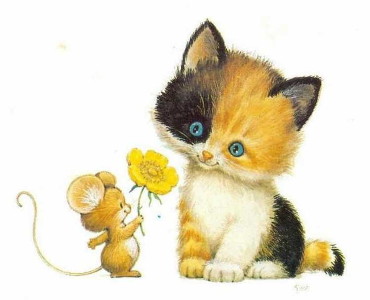 Котенок иллюстрация