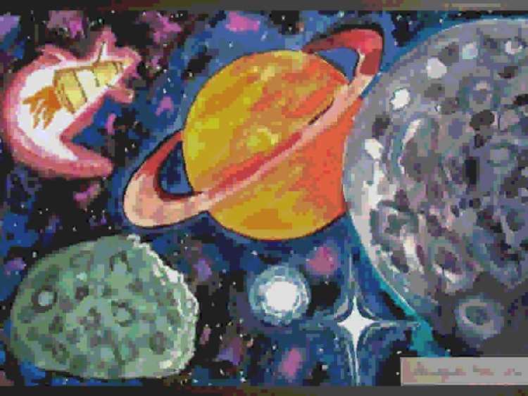 Рисунок на тему космос