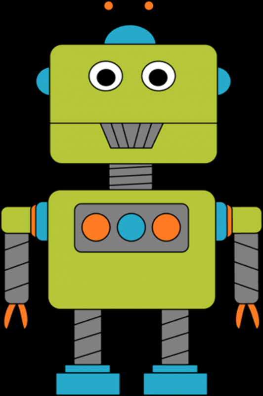 Раскраска маленькие роботы