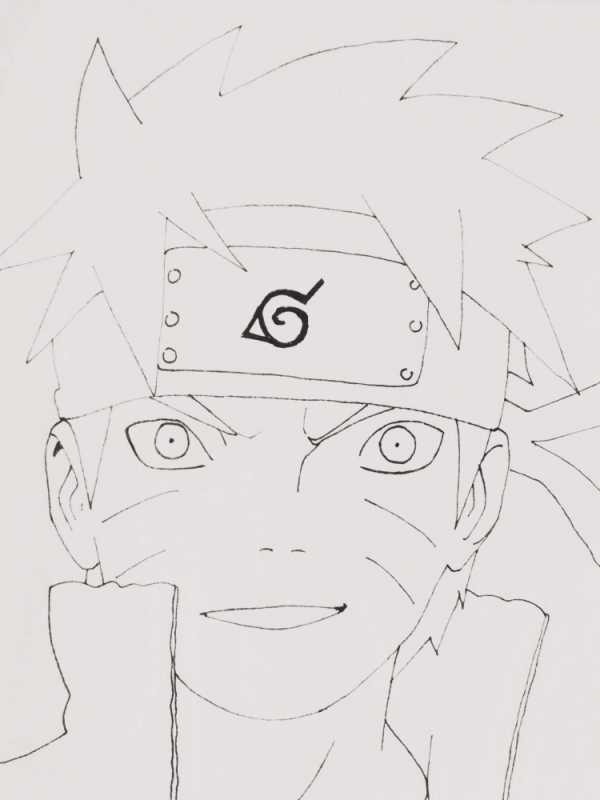 Аниме раскраски Наруто Какаси