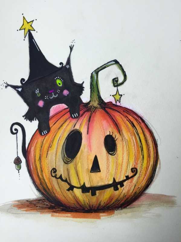 Рисунки на Хэллоуин
