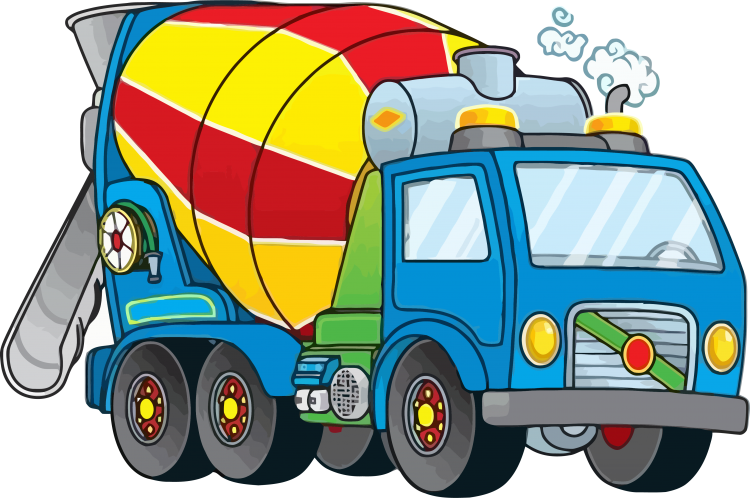 Силуэт машины для детского сада