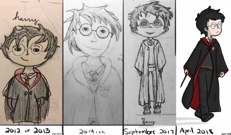 Гарри Поттер рисунки для срисовки