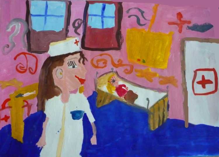 Раскраска художник