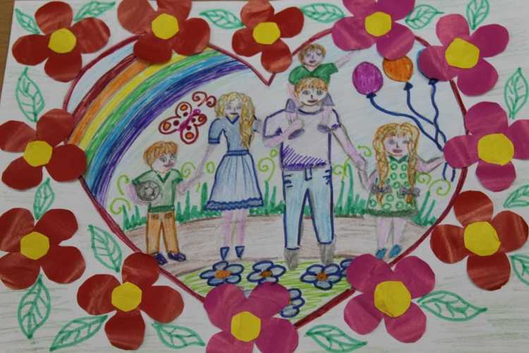 Рисунок на тему моя семья