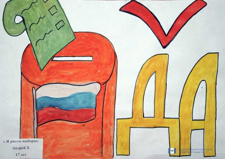 Молодежь и выборы плакат