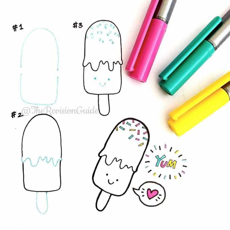 Идеи для ЛД легкие рисунки для начинающих