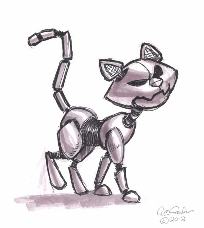 Робот кошка референс