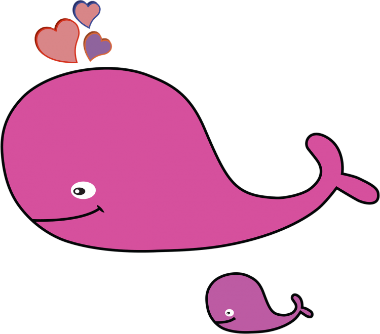 Кит мультяшный