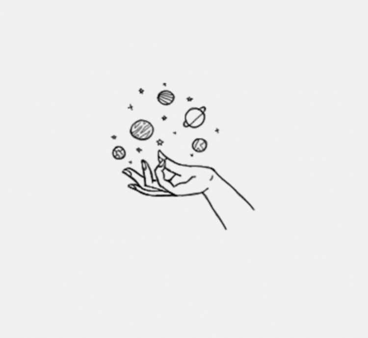 Планета Минимализм эскиз