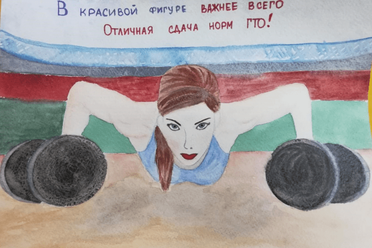 Детские рисунки на тему спорт