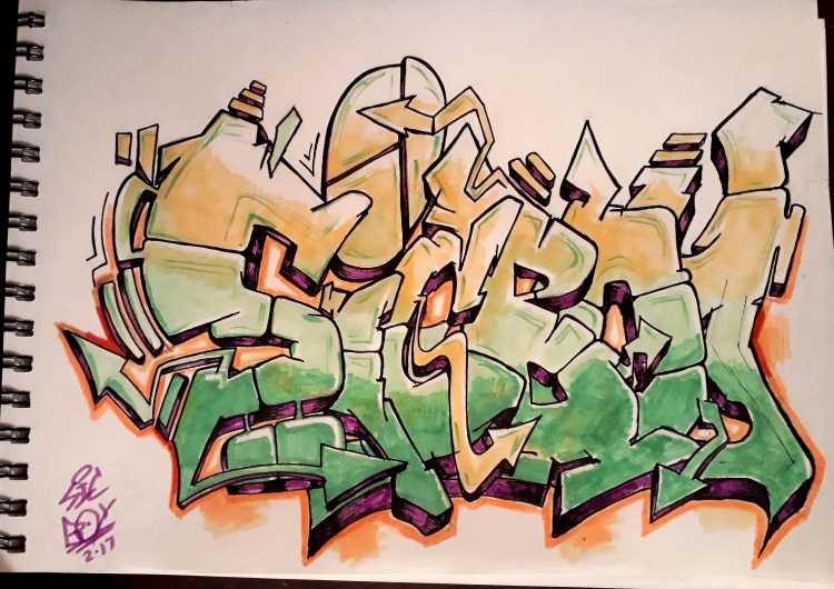 Красивые граффити для девочек