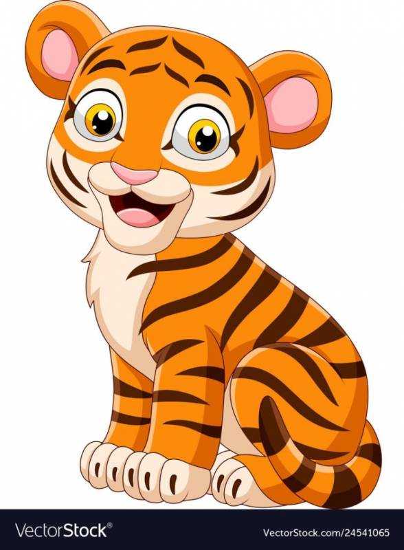 Тигр рисунок