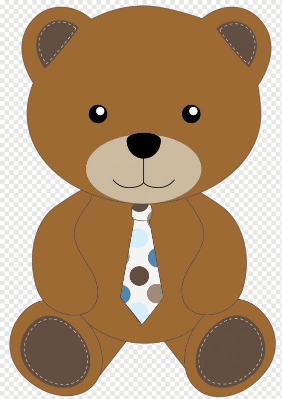 Медведь картинка для детей на прозрачном фоне