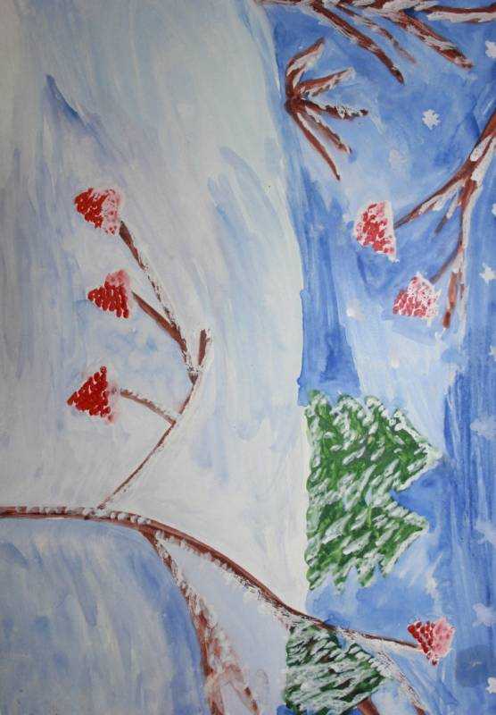 Рисунки на тему зимняя фантазия