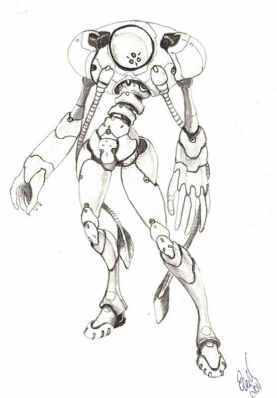 Человекоподобный робот для рисования