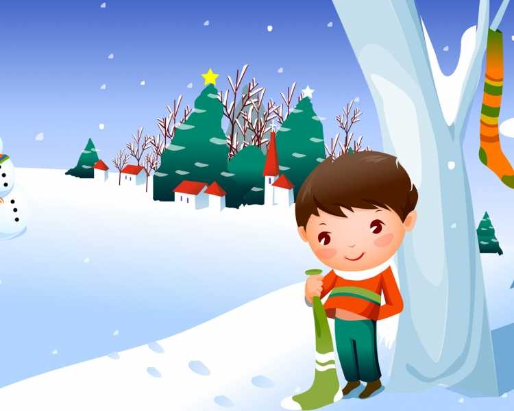 Рисование на зимние темы в детском саду