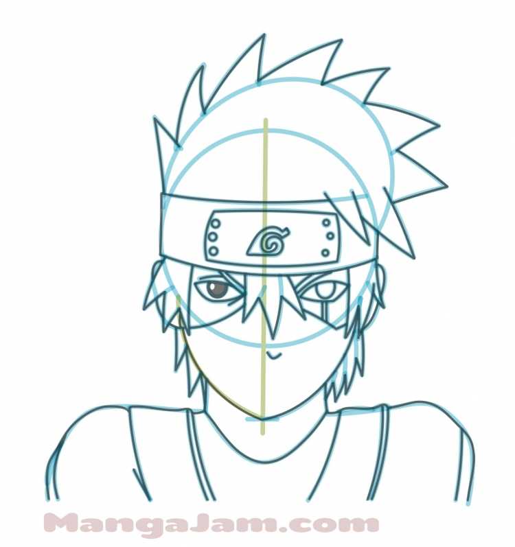Рисунки для срисовки аниме Наруто легкие