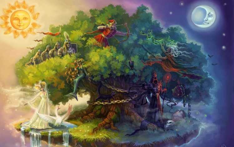 Пушкин сказки у Лукоморья дуб зеленый