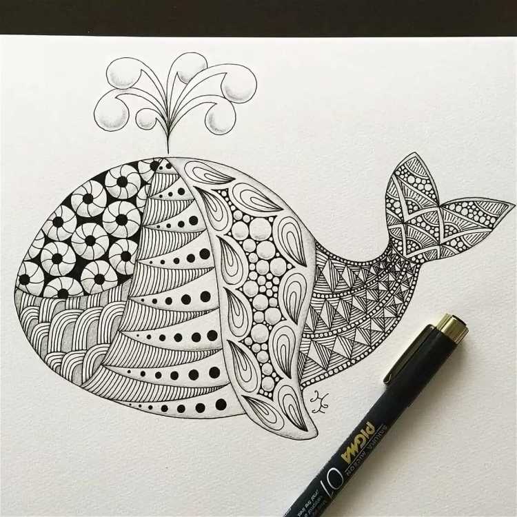 Техника Зентангл для начинающих