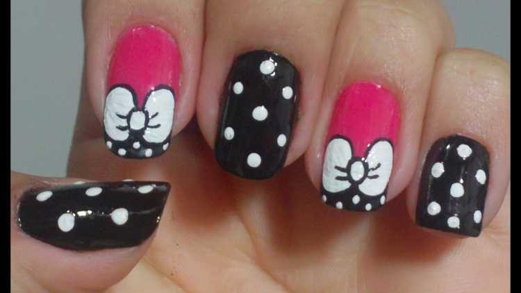 Рисование иголкой на ногтях