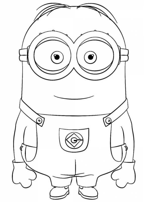 Детские раскраски Миньоны