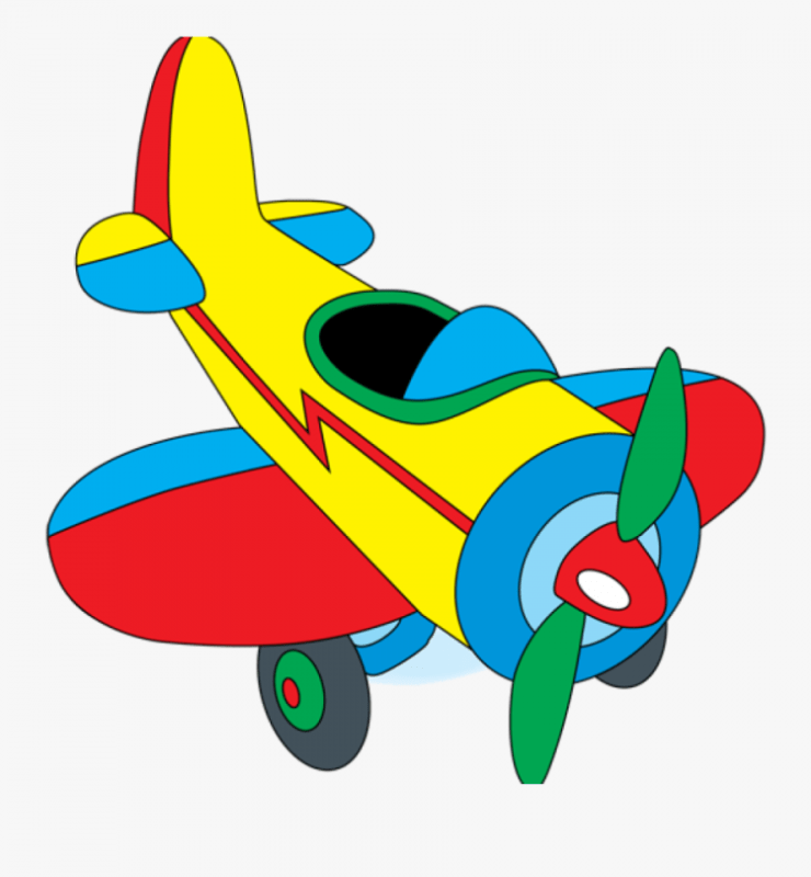 Цветные самолеты для детей