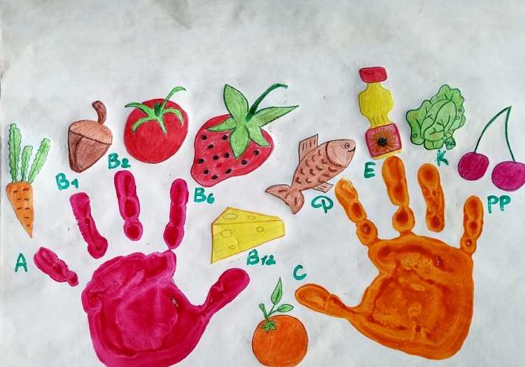 Рисунки на тему Азбука полезных продуктов