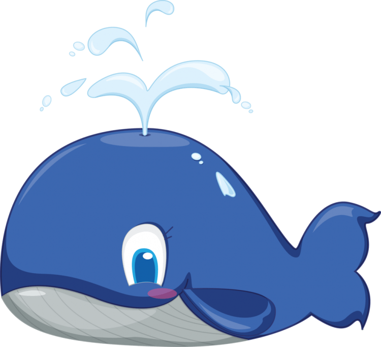 Маска кита для детей на голову