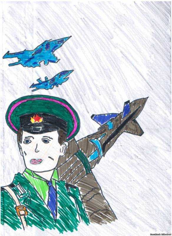 Рисование к 23 февраля