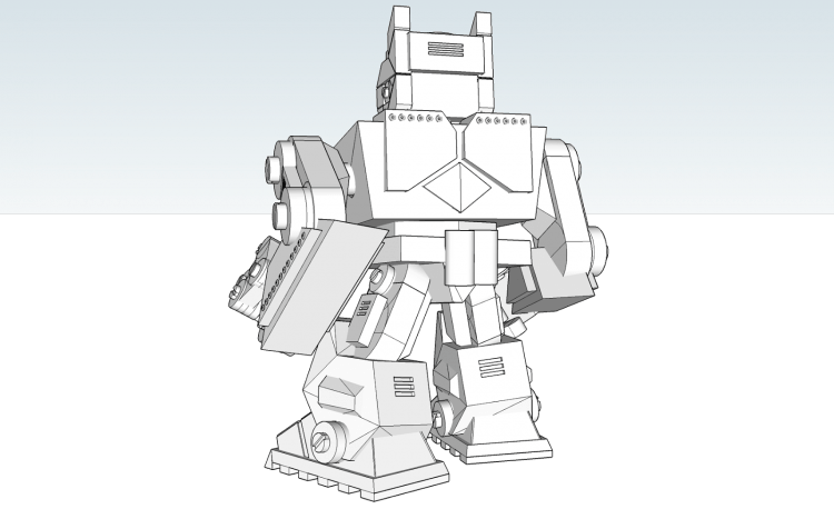 2d робот Sketchup