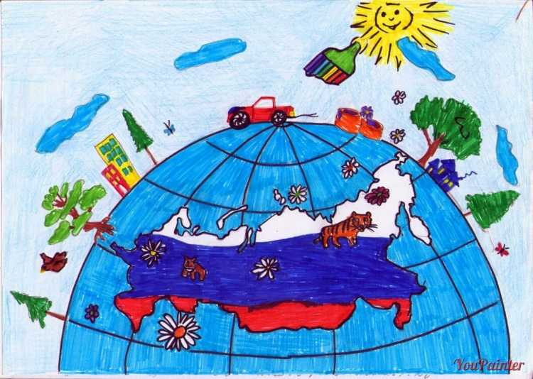 Рисунок моя Родина