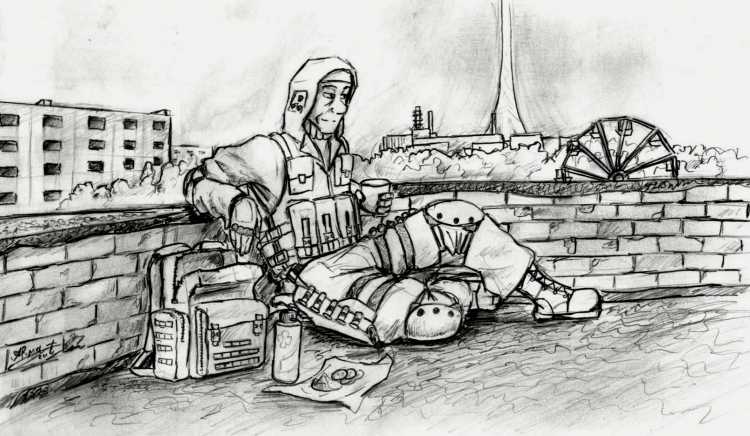 Раскраска Припять