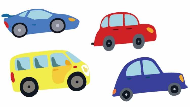 Рисование легковой автомобиль