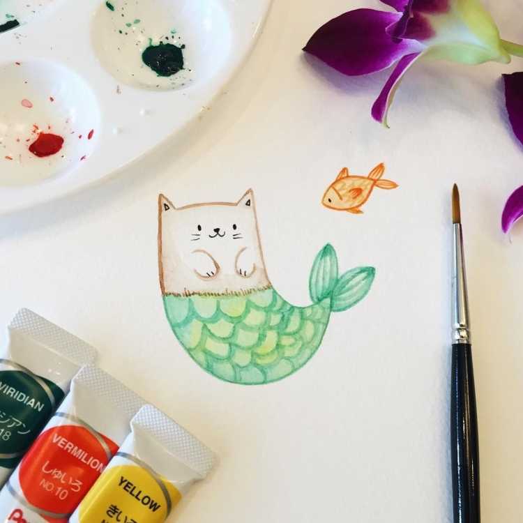 Милые и интересные идеи для рисования