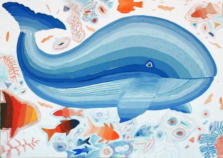 Кит для рисования