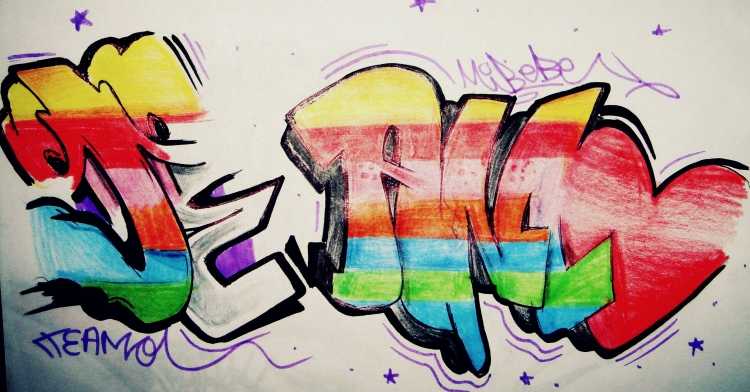 Рисунки для трафарета граффити