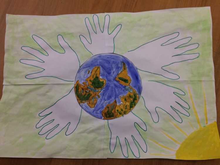 Доброта спасет мир рисунки