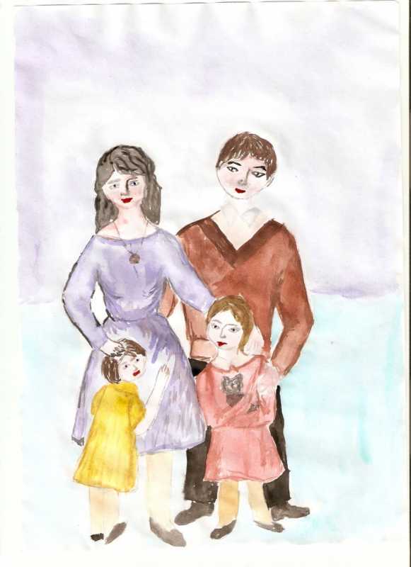 Рисунок моя семья