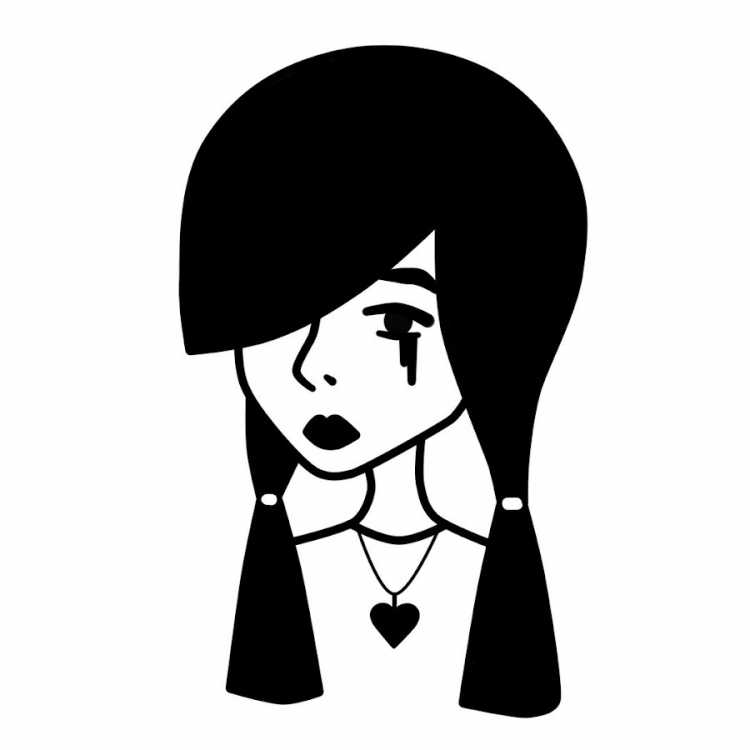 Рисунки для срисовки черно белые