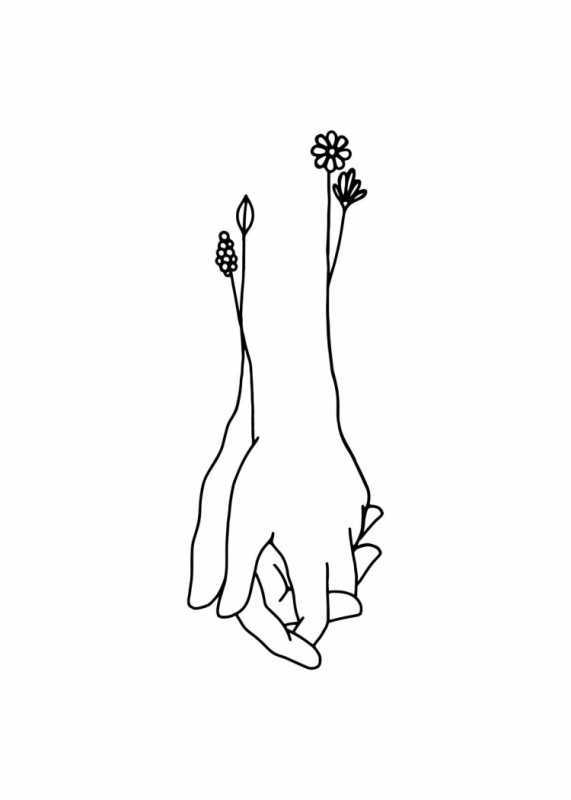 Чёрно-белые рисунки для срисовки легкие