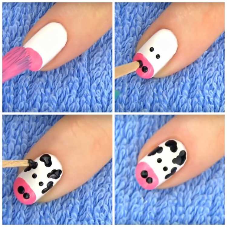 Красивые и несложные рисунки на ногтях