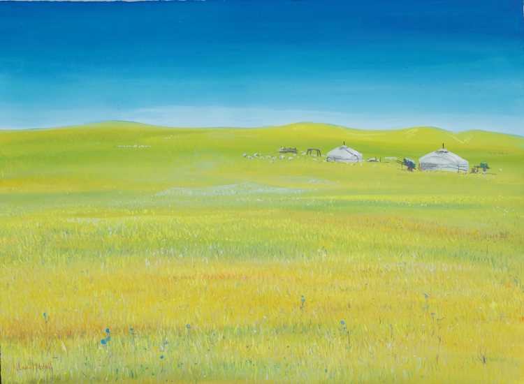 Степной пейзаж для детей