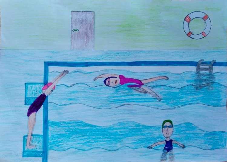 Рисунок на тему мой любимый вид спорта