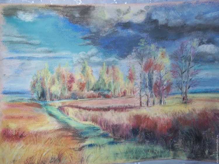 Уроки рисования пастелью пейзаж