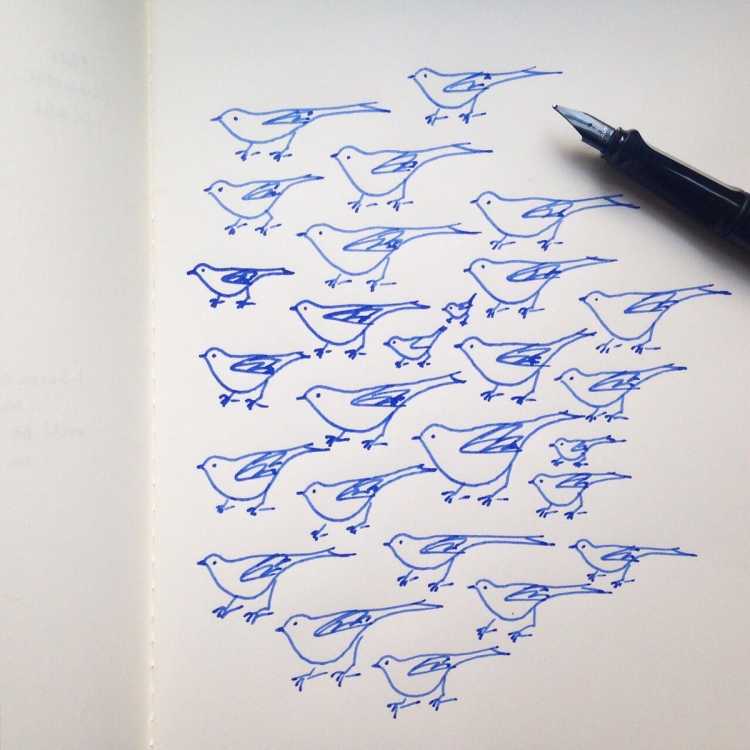 Рисунки ручкой