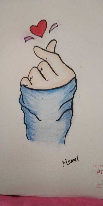 Рисунки для срисовки лёгкие люблю