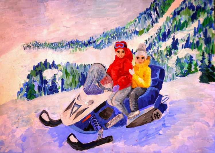 Рисунки на зимнюю тему