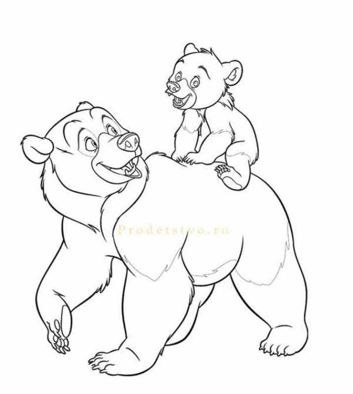 Мишка мультяшный